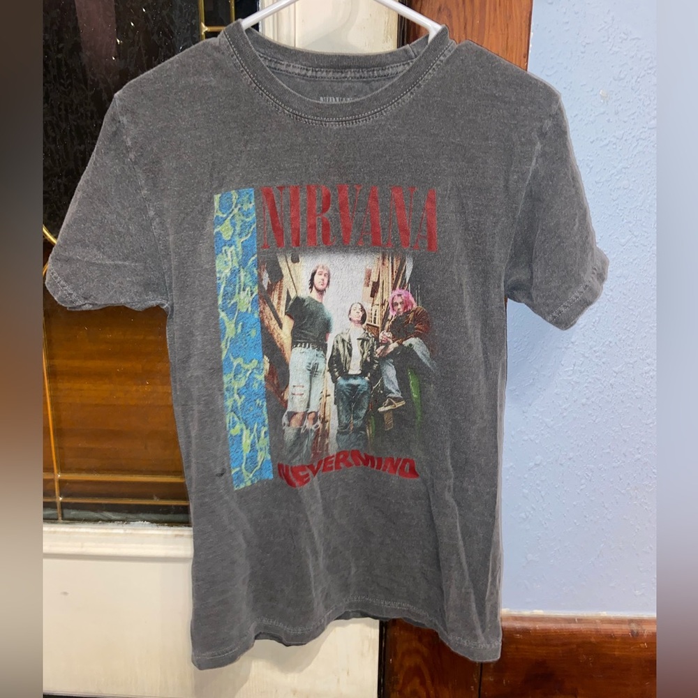 Nirvana Nevermind Faded Wash T-Shirt